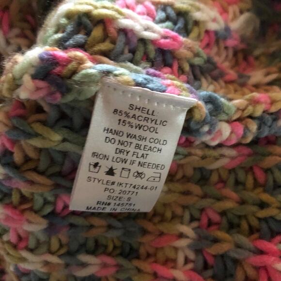 Peach Love California Colorful Sweater - Picture 7 of 7